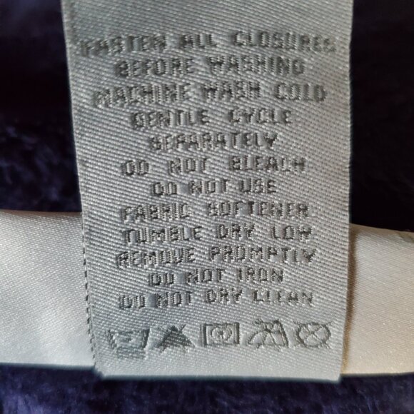 Free Country Softshell Jacket Women’s Water Resistant Fleece Purple Small - Picture 14 of 16